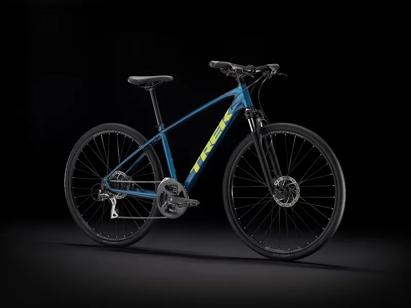 Trek Dual Sport 2 Hybrid Bike 2021 Mulsanne Blue-1